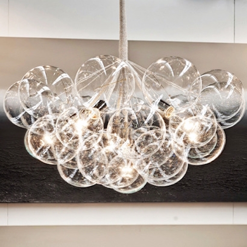 Многоламповая люстра-шар: фото