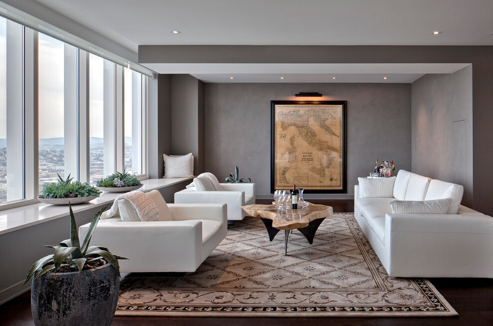 белый диван в интерьере