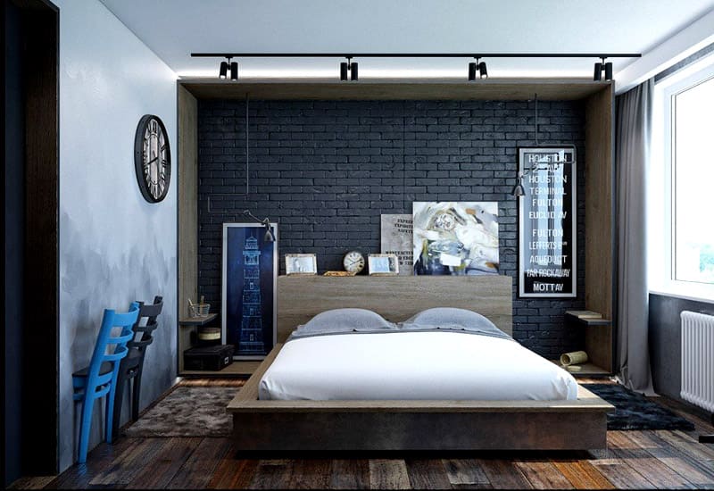 Акцентная кирпичная стена