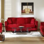 красный диван