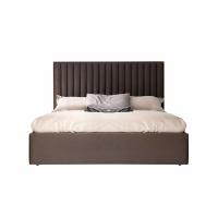 Кровать мягкая №2 200x200 с подъемным механизмом, ящиком для белья, Ницца