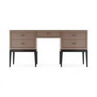 Туалетный стол, фасад с фрезеровкой, Ницца, Пудровый