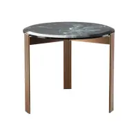 Приставной столик отделка зеленый мрамор Prada TRS2204, WJ-09