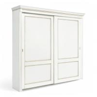 Шкаф купе, Палермо Молочный/Патина Золото со структрой дерева