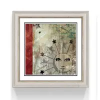 Постер отделка рама белого цвета