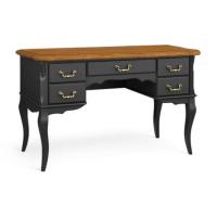 Туалетный стол пять ящиков Тиволи WOOD, Черный/Ясень