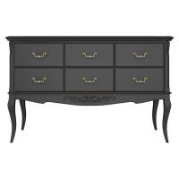 Консоль 6 ящиков Тиволи, Черный