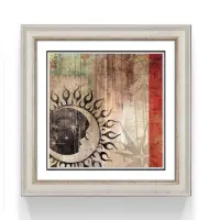 Постер отделка рама белого цвета