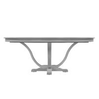 Стол овальный раскладной, вставка 40 см. Бруклин, Серый