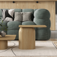 Приставной столик отделка натуральное дерево