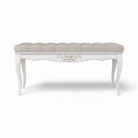 Банкетка Тиволи, Молочный/Патина Золото