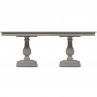 Стол прямоугольный раскладной, вставка 50 см.,Бруклин, Серый