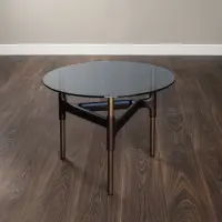 Приставной столик отделка закаленное стекло, WJ-09, MP-0