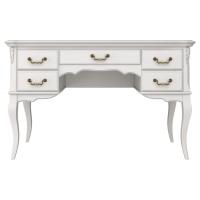 Туалетный стол пять ящиков Тиволи, Молочный