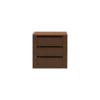 Кассетница для шкафа 3 ящика Тоскана, дуб табакко