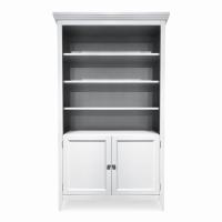 Стеллаж широкий Бруклин,  Белый